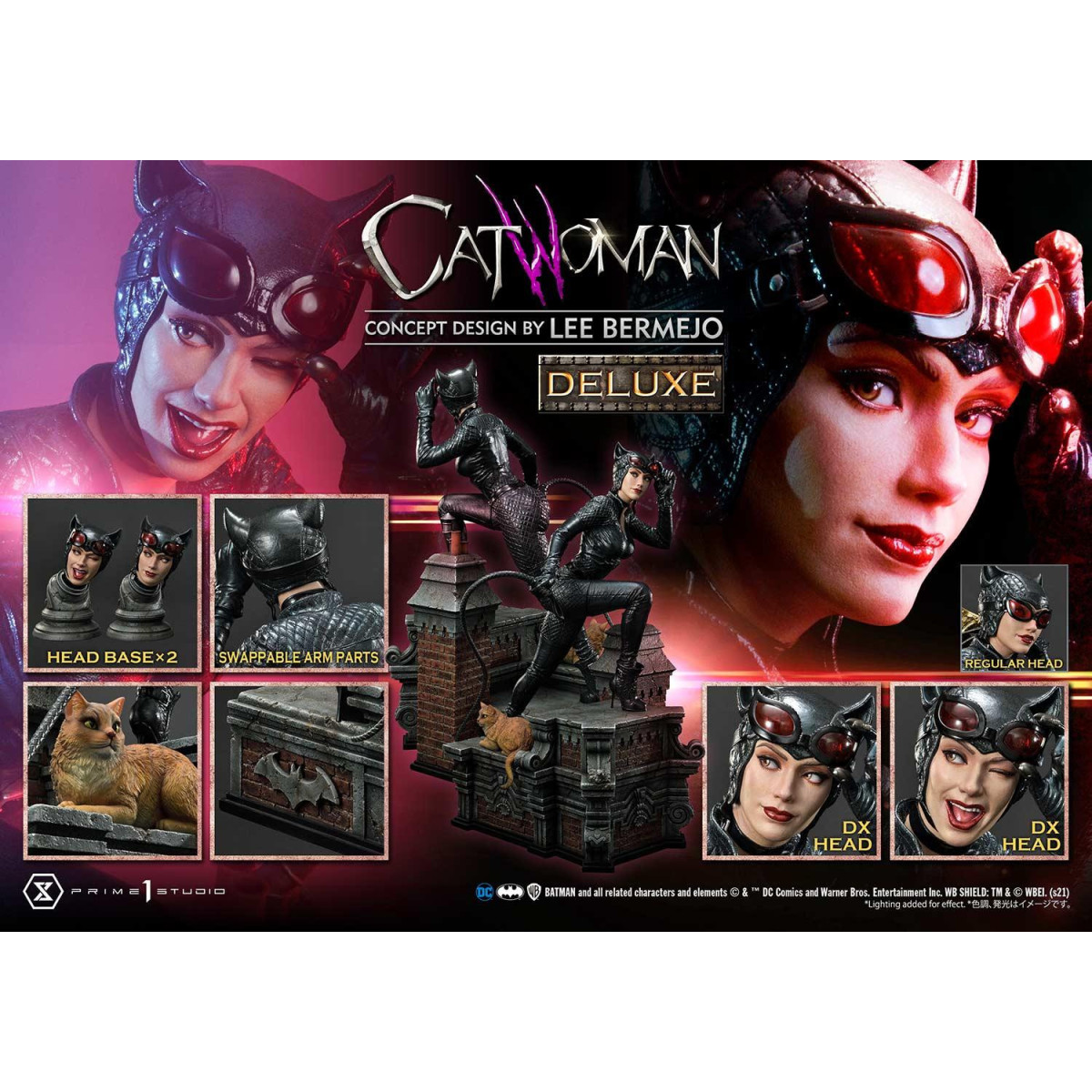 Prime 1 Studio - Catwoman Deluxe (design concettuale di Lee Bermejo) Museum Masterline 1/3