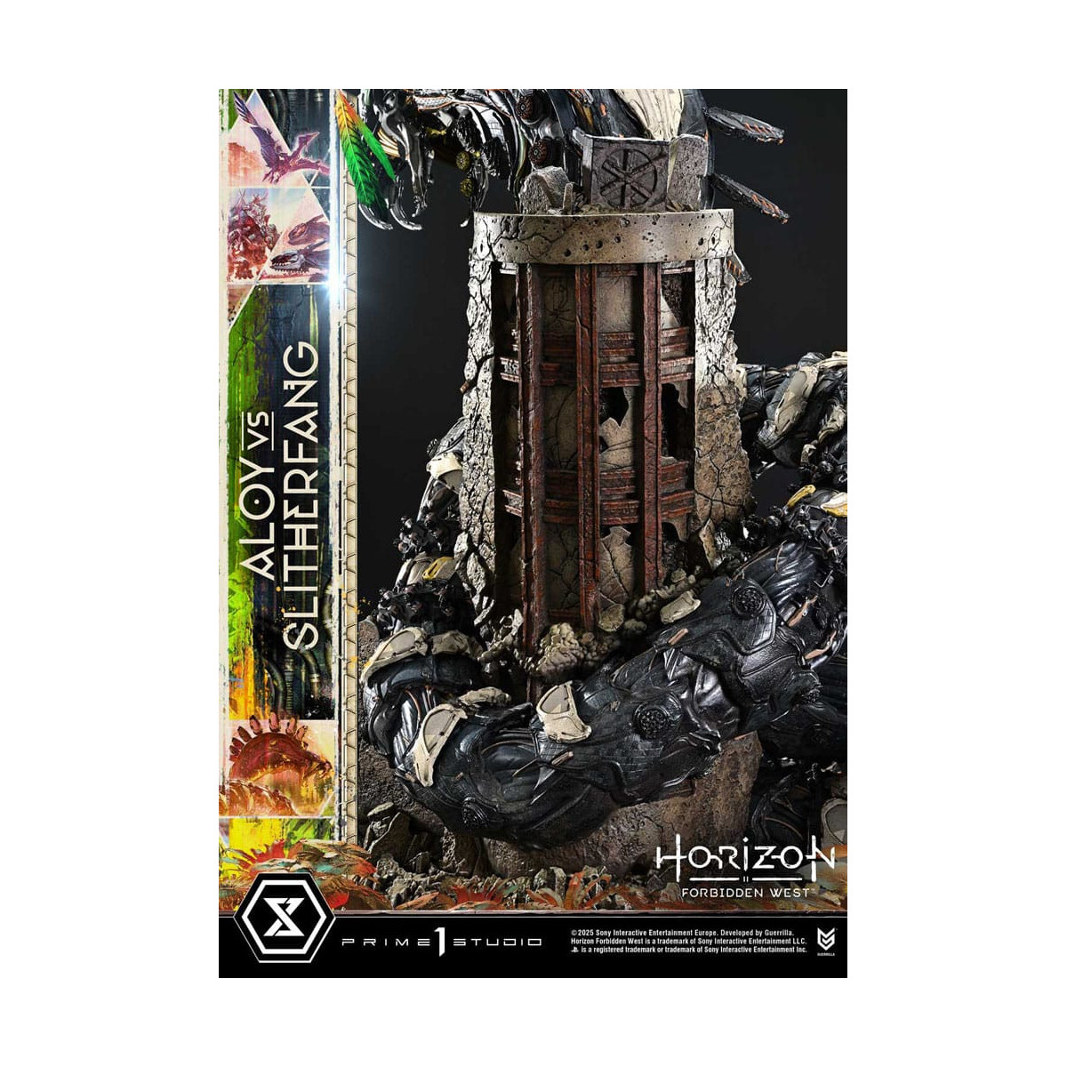 Prime 1 Studio - Aloy contro lo Slitherfang Versione Bonus - Horizon Forbidden West Ultimate Diorama Serie Masterline