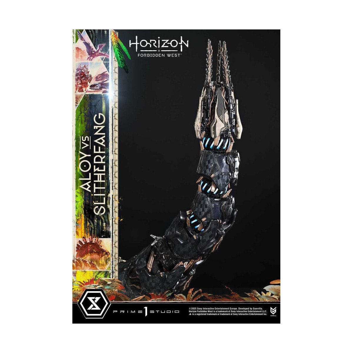 Prime 1 Studio - Aloy contro lo Slitherfang Versione Bonus - Horizon Forbidden West Ultimate Diorama Serie Masterline