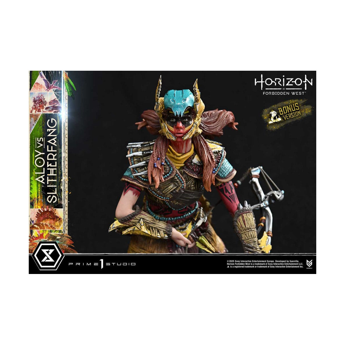Prime 1 Studio - Aloy contro lo Slitherfang Versione Bonus - Horizon Forbidden West Ultimate Diorama Serie Masterline