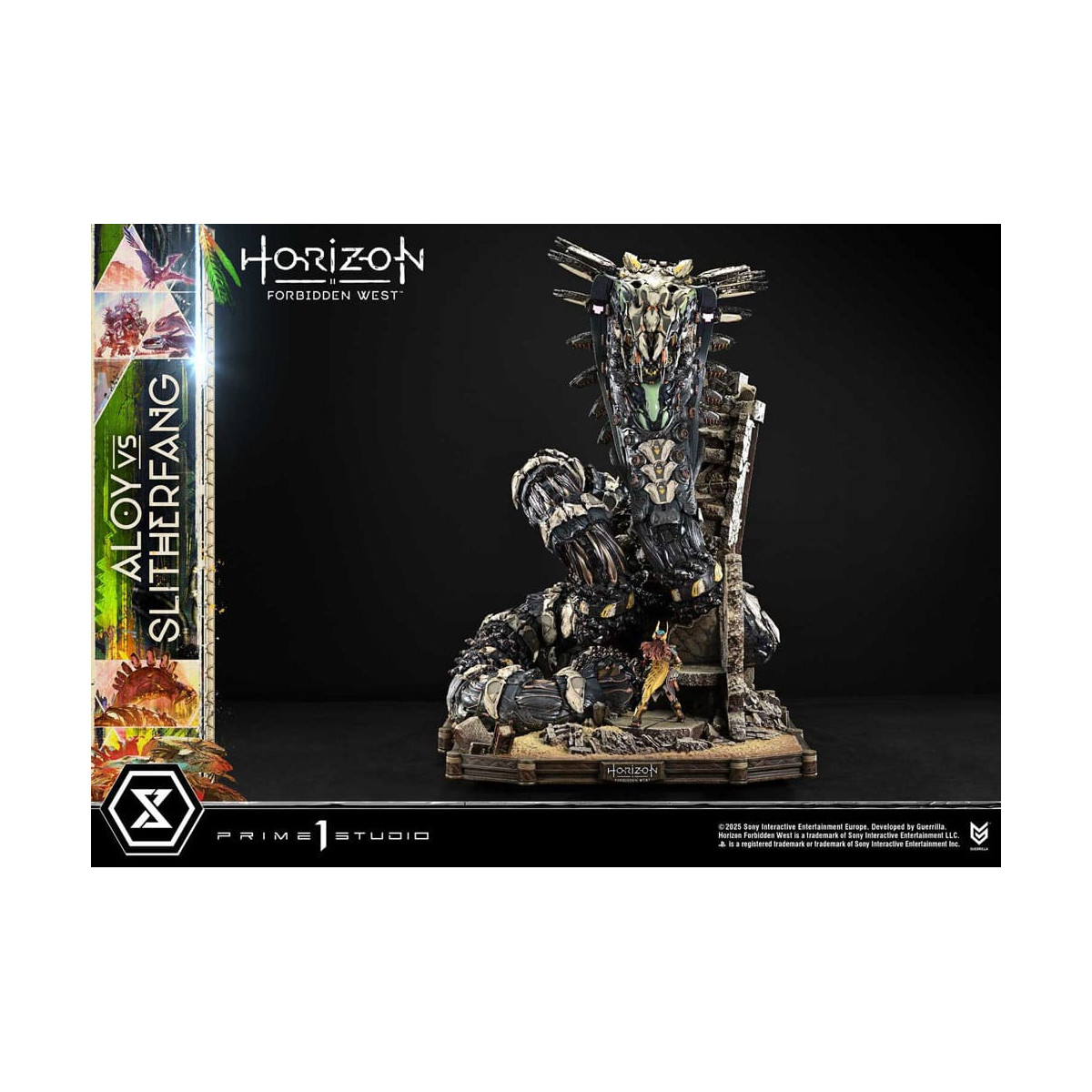 Prime 1 Studio - Aloy contro lo Slitherfang Versione Bonus - Horizon Forbidden West Ultimate Diorama Serie Masterline