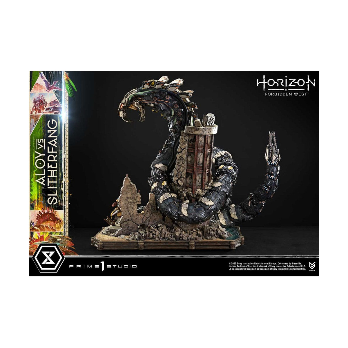 Prime 1 Studio - Aloy contro lo Slitherfang Versione Bonus - Horizon Forbidden West Ultimate Diorama Serie Masterline