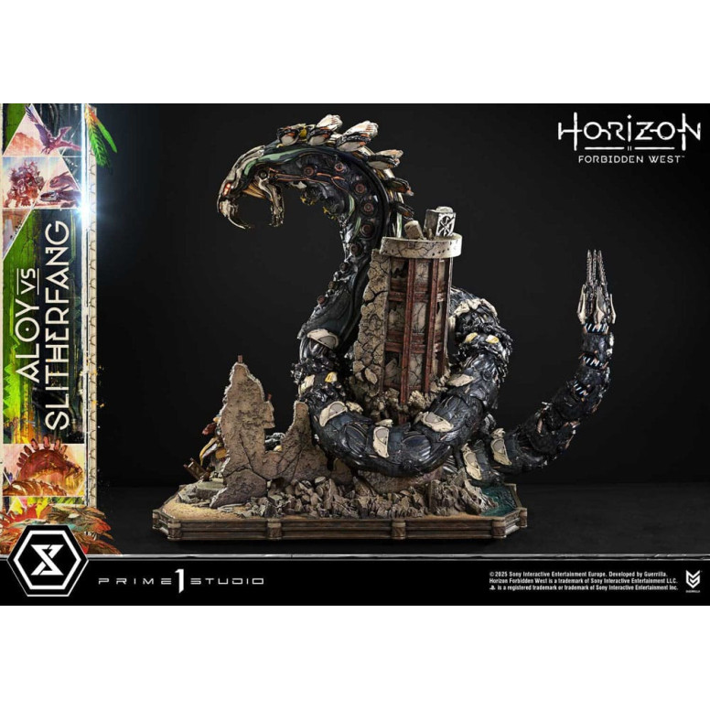 Prime 1 Studio - Aloy contro lo Slitherfang Versione Bonus - Horizon Forbidden West Ultimate Diorama Serie Masterline