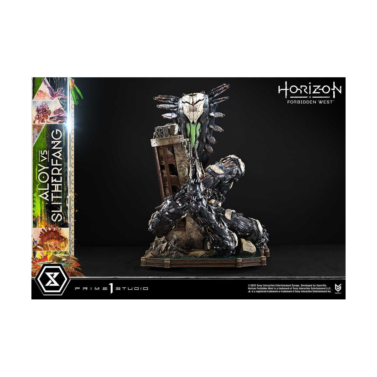 Prime 1 Studio - Aloy contro lo Slitherfang Versione Bonus - Horizon Forbidden West Ultimate Diorama Serie Masterline