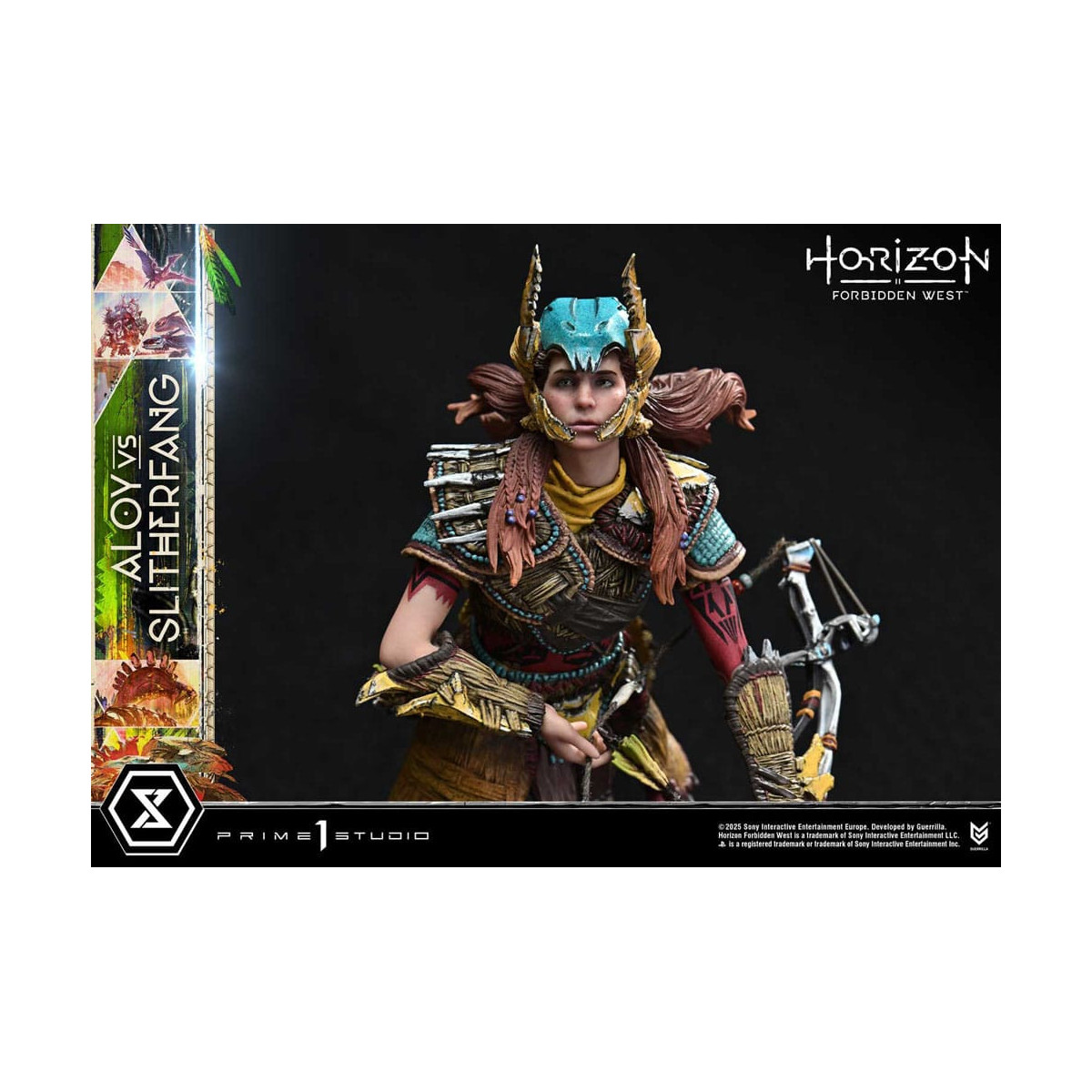 Prime 1 Studio - Aloy contro lo Slitherfang Versione Bonus - Horizon Forbidden West Ultimate Diorama Serie Masterline