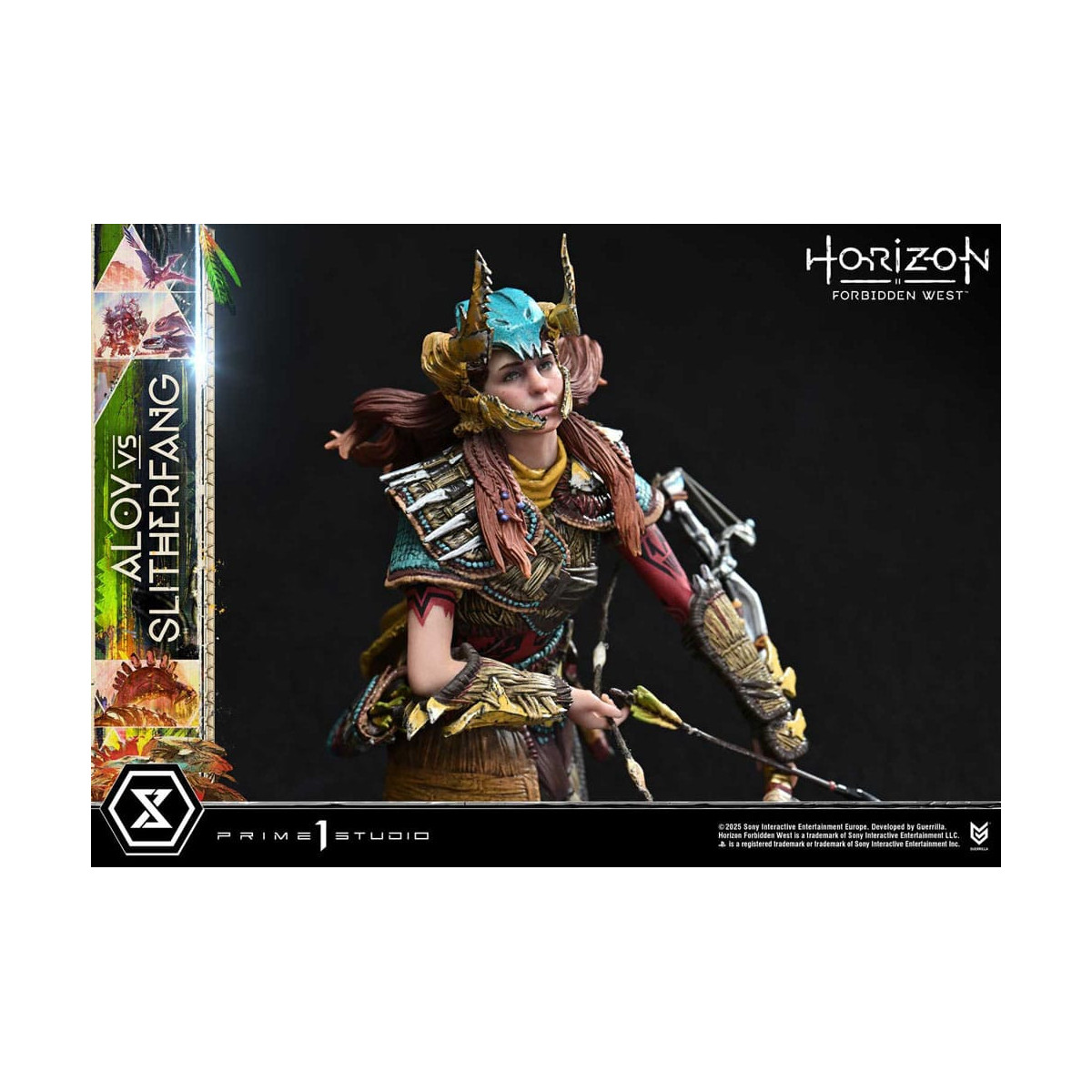 Prime 1 Studio - Aloy contro lo Slitherfang Versione Bonus - Horizon Forbidden West Ultimate Diorama Serie Masterline
