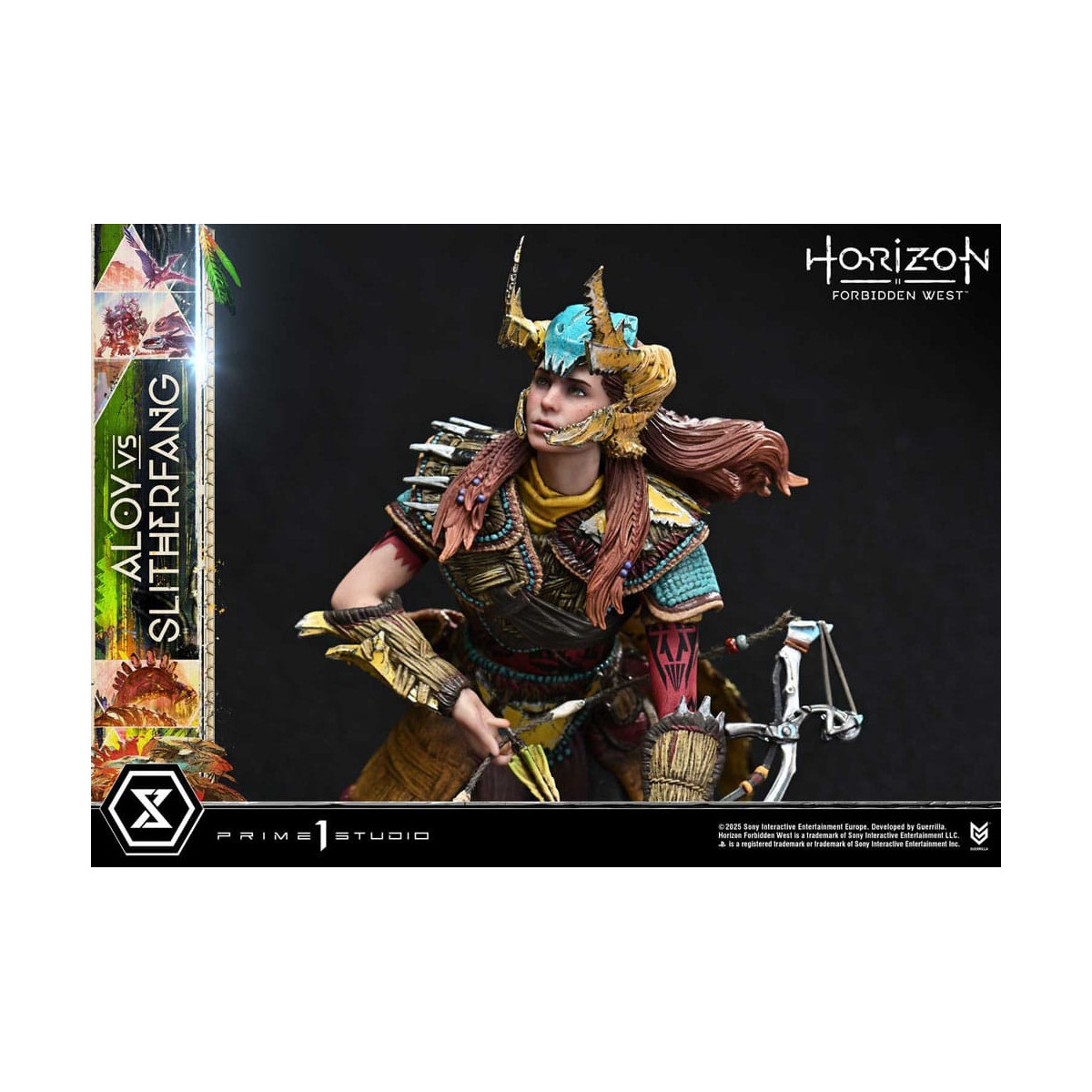 Prime 1 Studio - Aloy contro lo Slitherfang Versione Bonus - Horizon Forbidden West Ultimate Diorama Serie Masterline