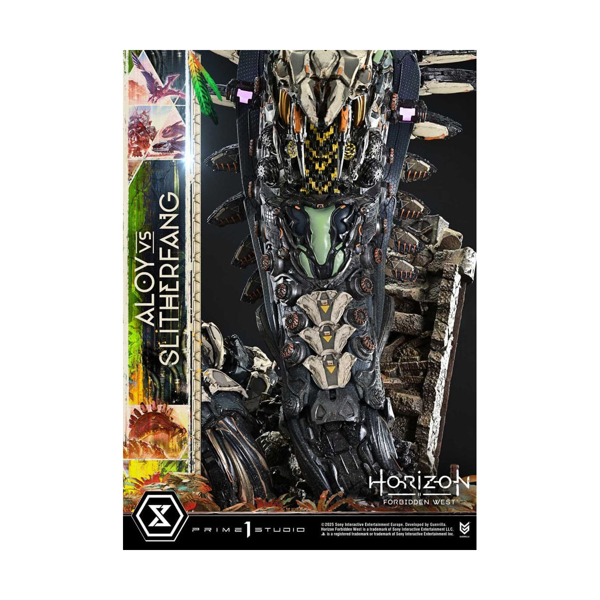 Prime 1 Studio - Aloy contro lo Slitherfang Versione Bonus - Horizon Forbidden West Ultimate Diorama Serie Masterline