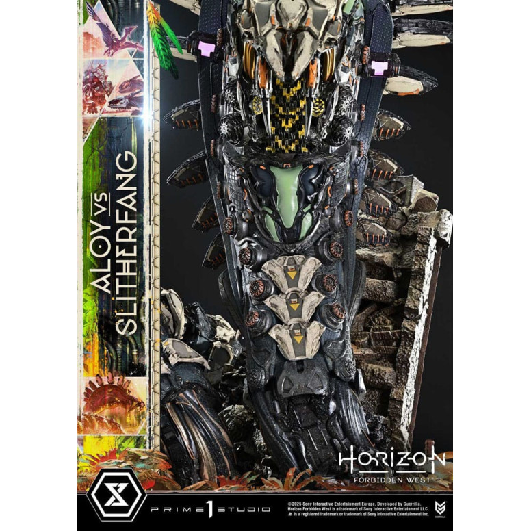 Prime 1 Studio - Aloy contro lo Slitherfang Versione Bonus - Horizon Forbidden West Ultimate Diorama Serie Masterline
