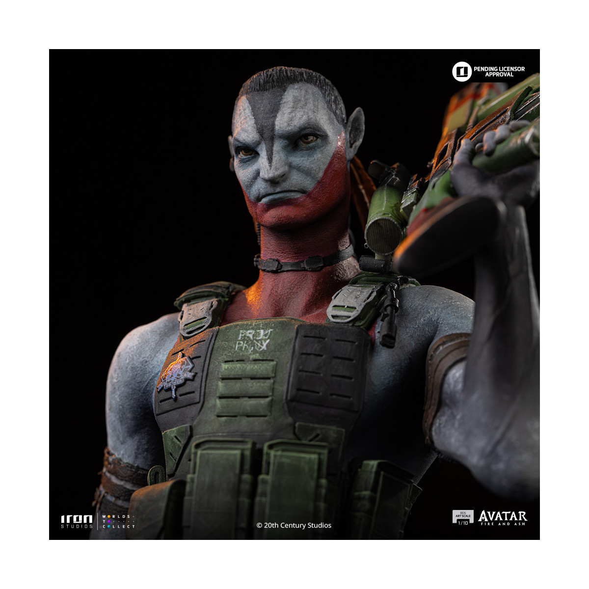 Iron Studios - Miles Quaritch Art Scale 1/10 - Avatar 3: Fuoco e cenere