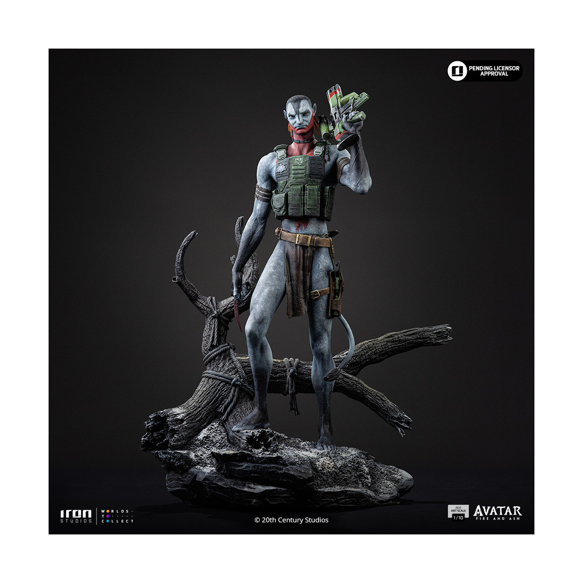Iron Studios - Miles Quaritch Art Scale 1/10 - Avatar 3: Fuoco e cenere