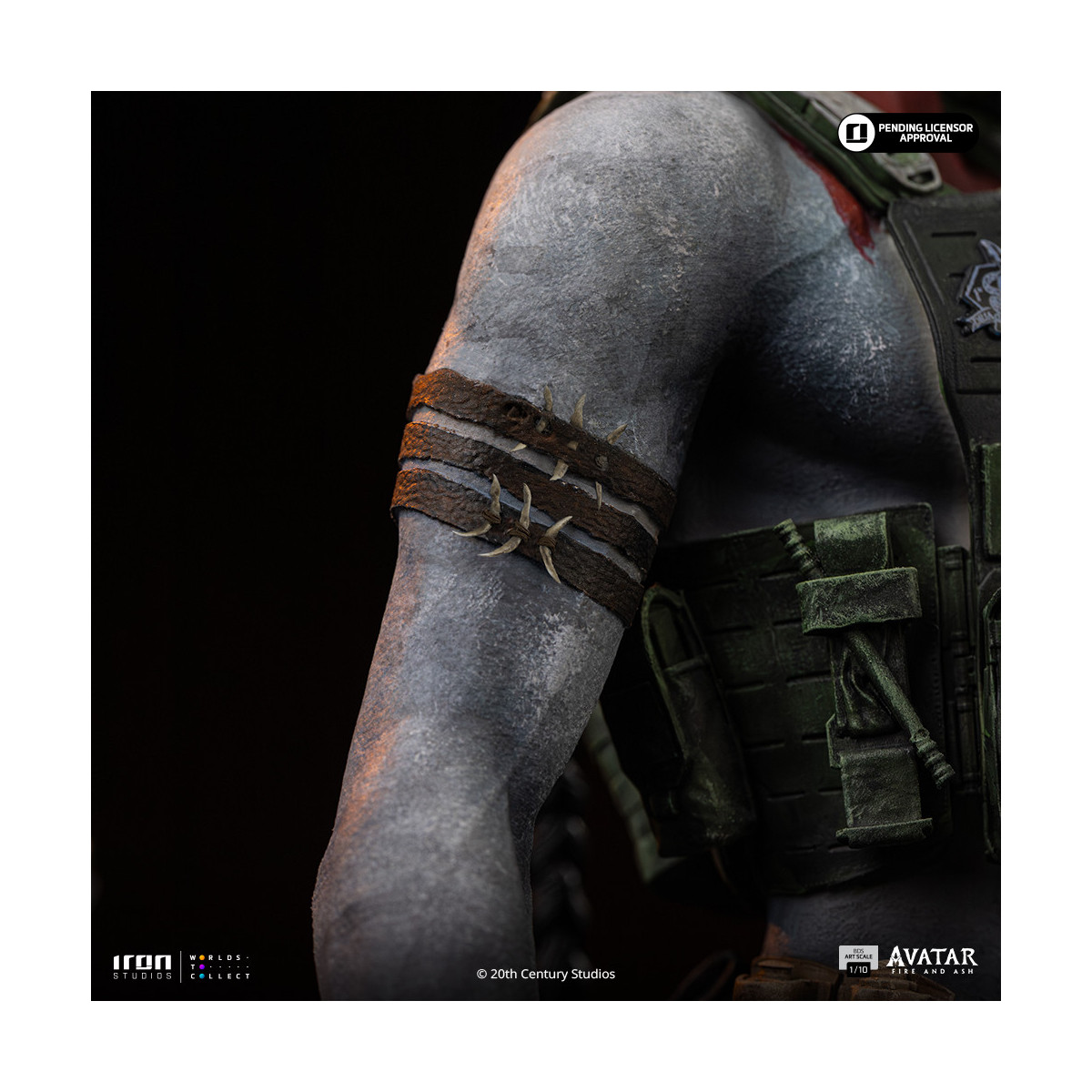 Iron Studios - Miles Quaritch Art Scale 1/10 - Avatar 3: Fuoco e cenere