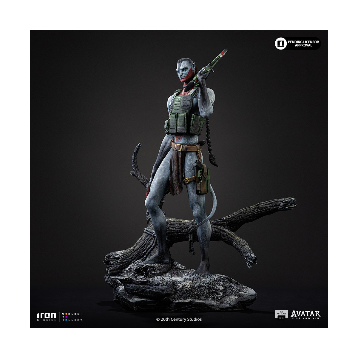 Iron Studios - Miles Quaritch Art Scale 1/10 - Avatar 3: Fuoco e cenere