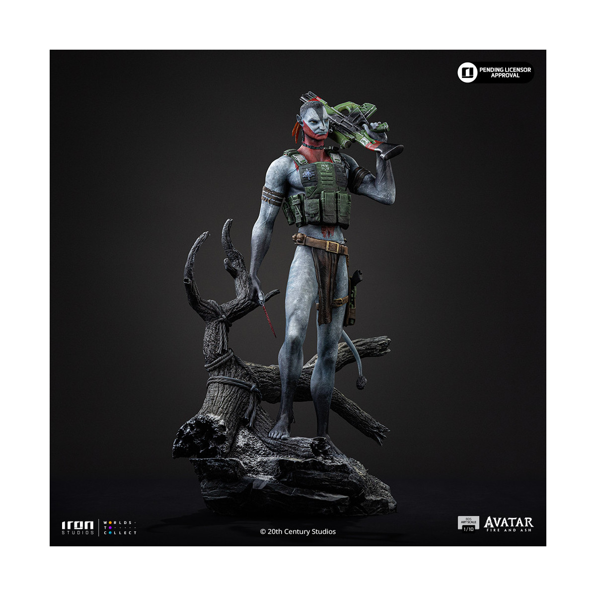 Iron Studios - Miles Quaritch Art Scale 1/10 - Avatar 3: Fuoco e cenere