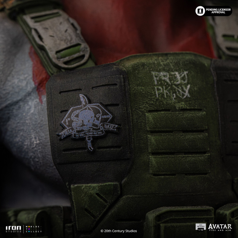 Iron Studios - Miles Quaritch Art Scale 1/10 - Avatar 3: Fuoco e cenere