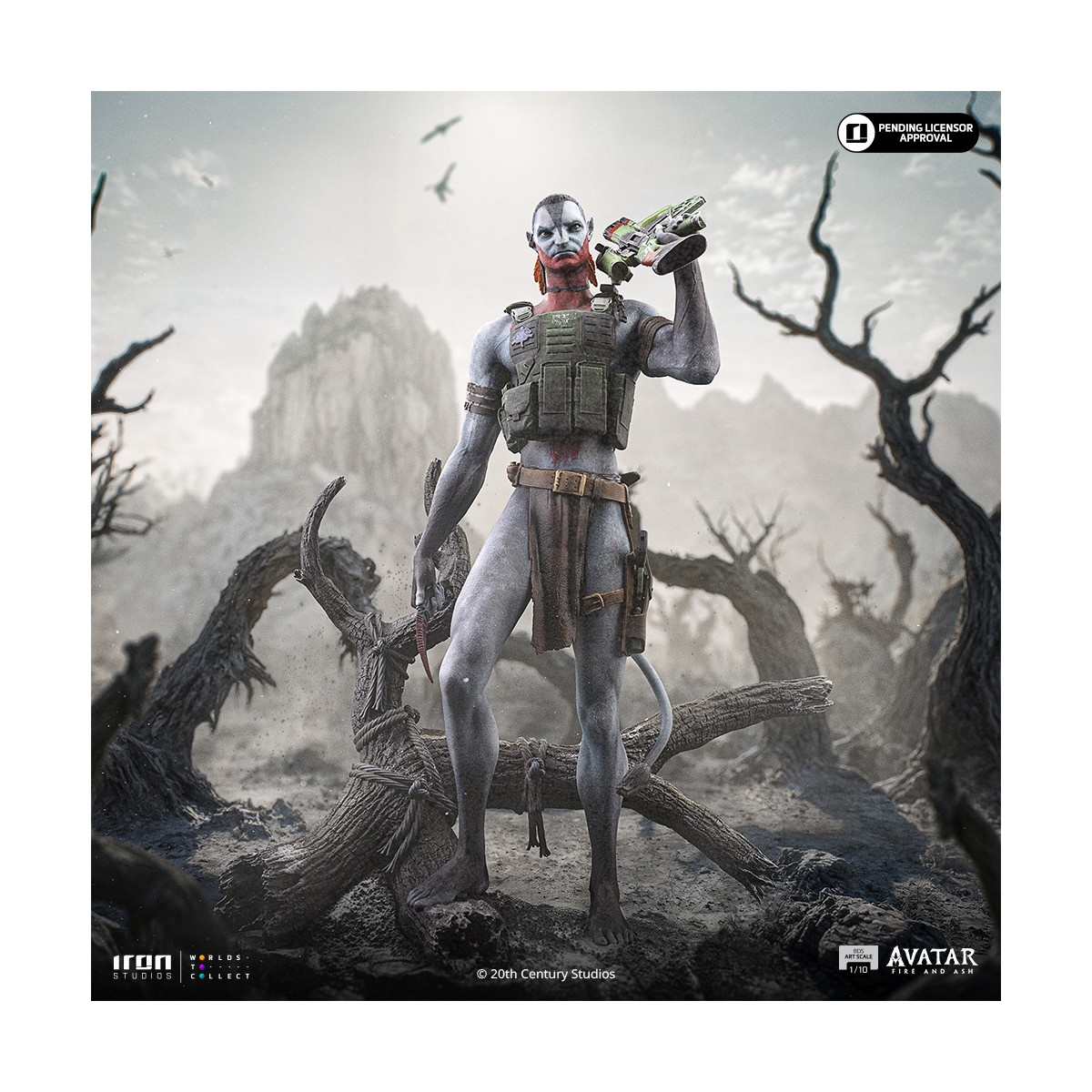 Iron Studios - Miles Quaritch Art Scale 1/10 - Avatar 3: Fuoco e cenere