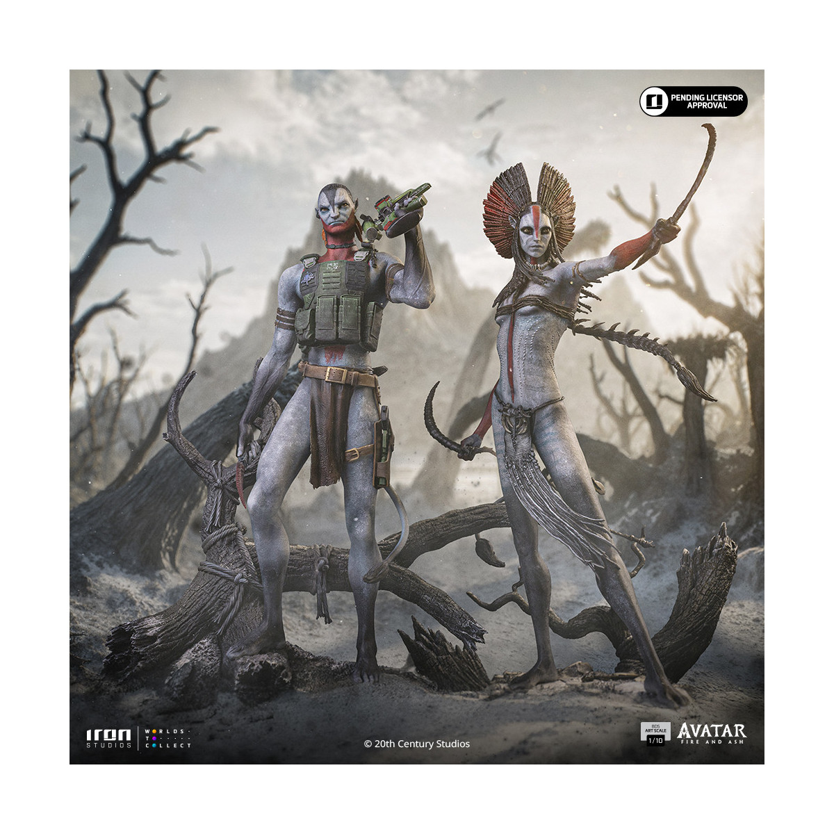 Iron Studios - Miles Quaritch Art Scale 1/10 - Avatar 3: Fuoco e cenere