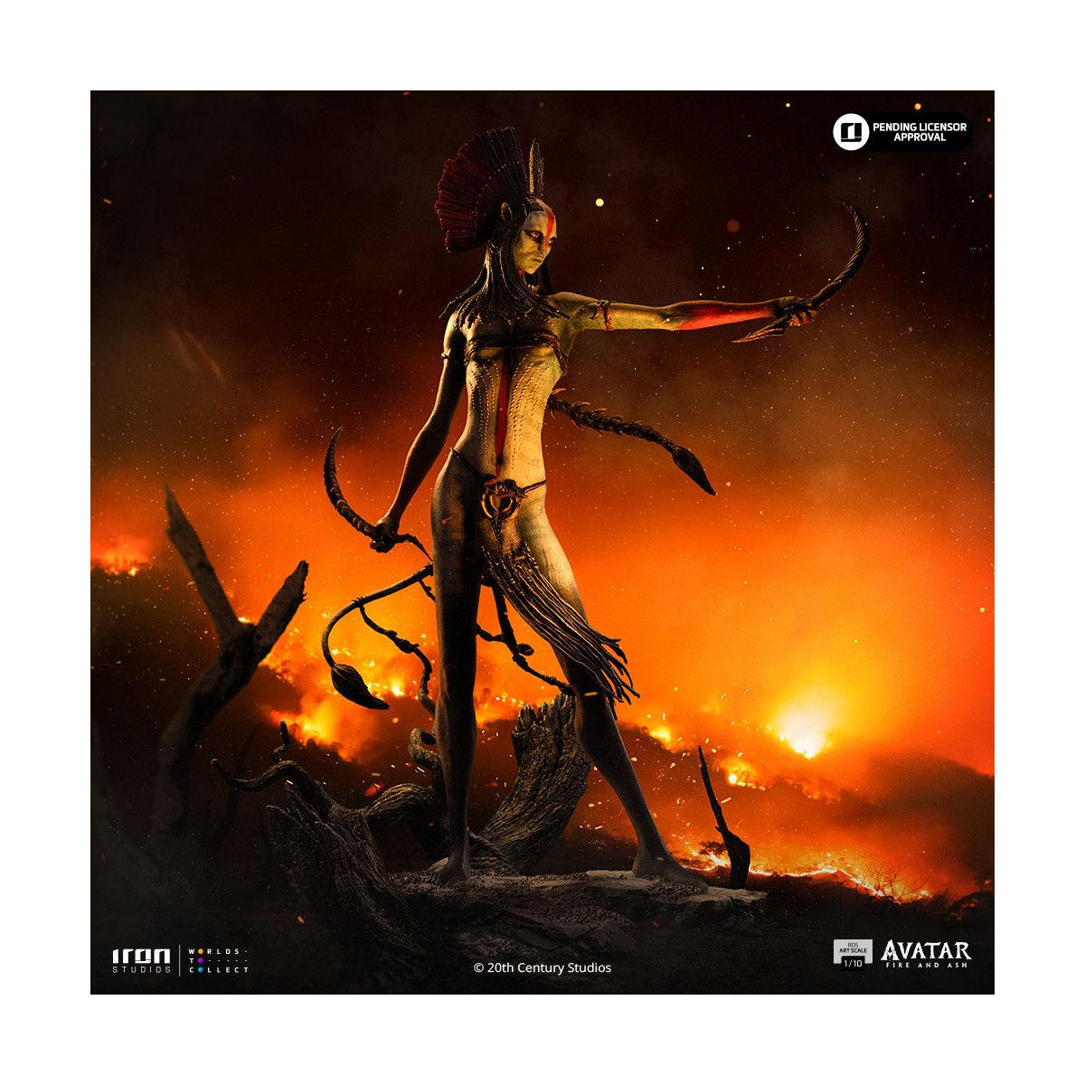 Iron Studios - Varang Art Scale 1/10 - Avatar 3: Fuoco e cenere