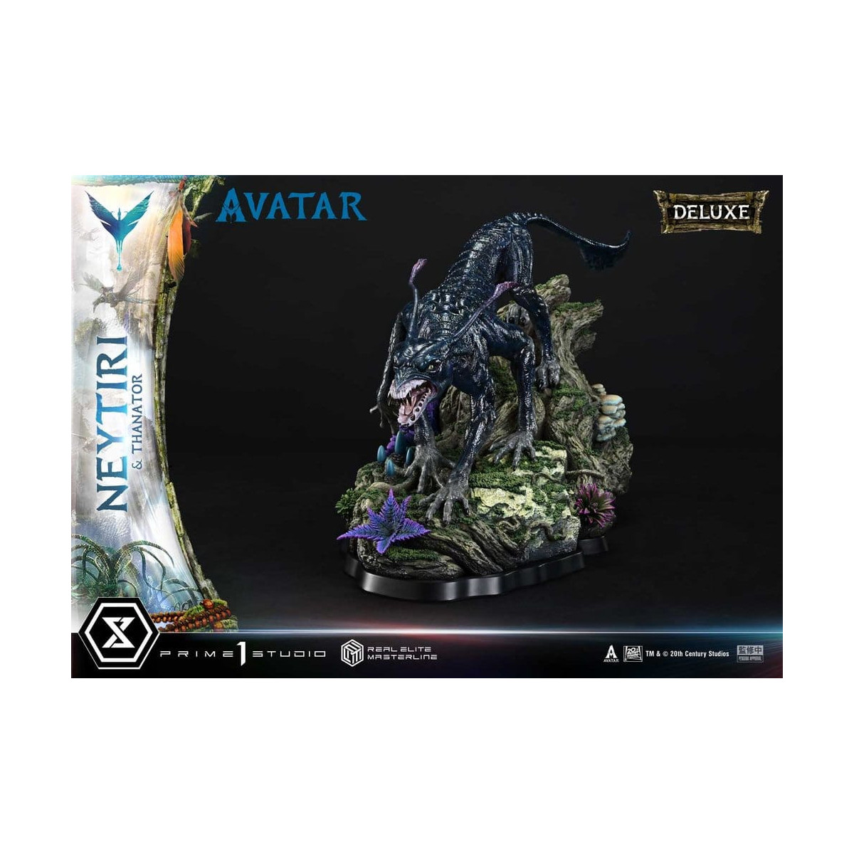 Prime 1 Studio - Avatar - Neytiri & Thanator Versione Deluxe Bonus Serie Real Elite Masterline 1/4