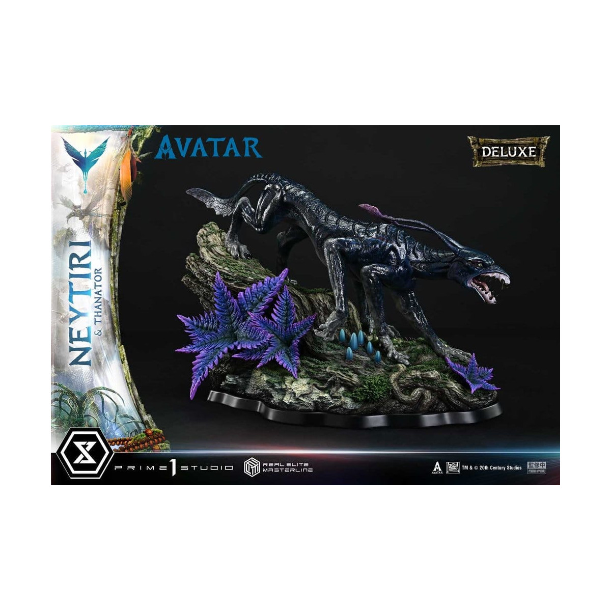 Prime 1 Studio - Avatar - Neytiri & Thanator Versione Deluxe Bonus Serie Real Elite Masterline 1/4