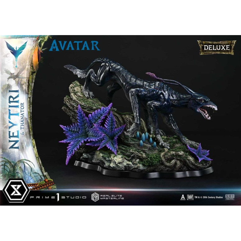 Prime 1 Studio - Avatar - Neytiri & Thanator Versione Deluxe Bonus Serie Real Elite Masterline 1/4