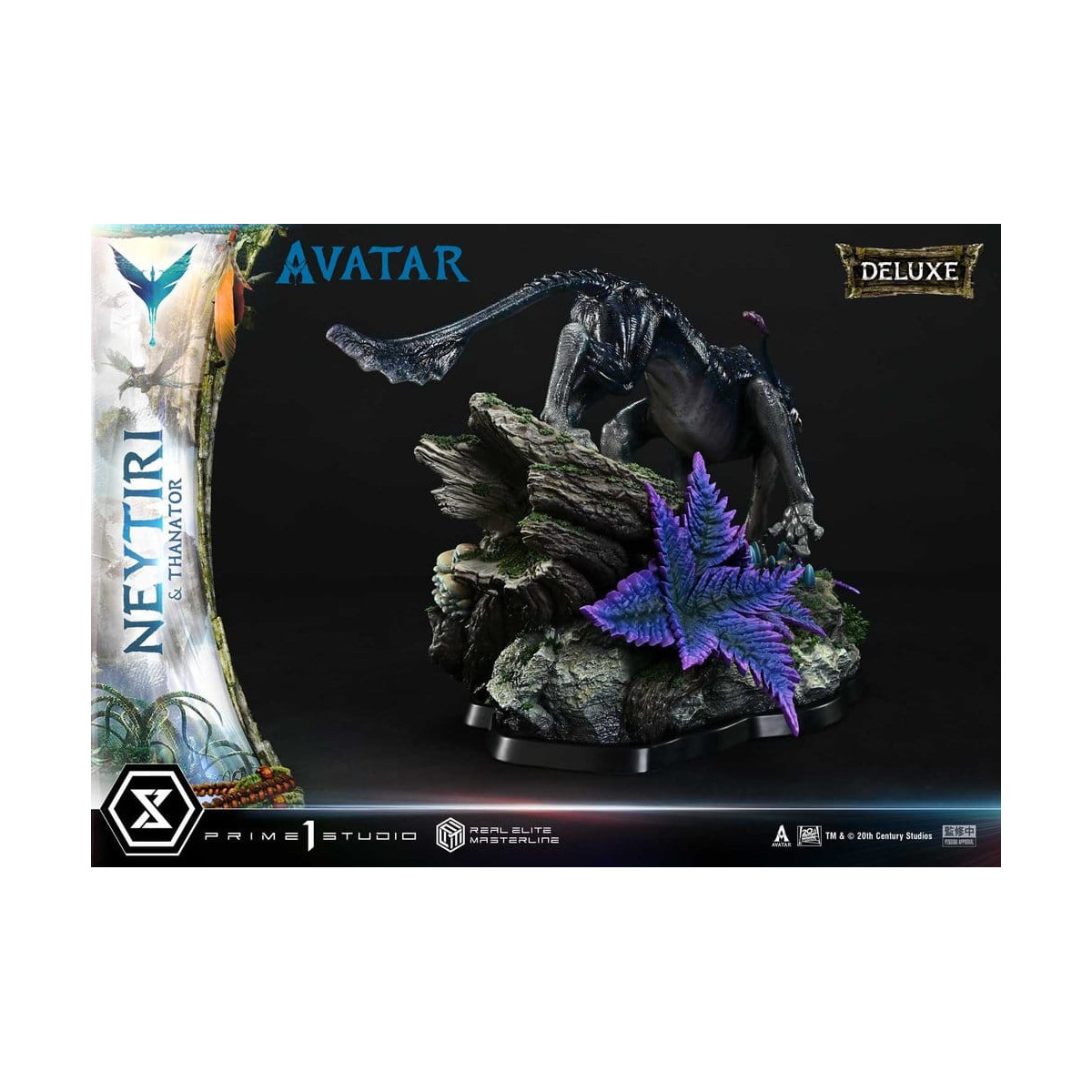 Prime 1 Studio - Avatar - Neytiri & Thanator Versione Deluxe Bonus Serie Real Elite Masterline 1/4