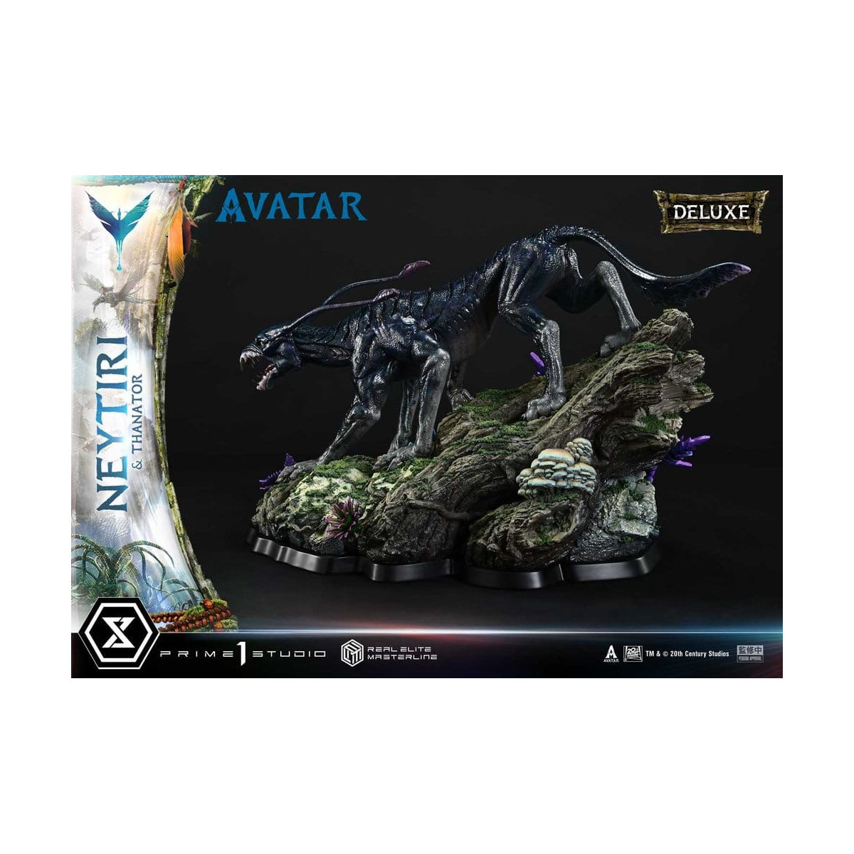 Prime 1 Studio - Avatar - Neytiri & Thanator Versione Deluxe Bonus Serie Real Elite Masterline 1/4