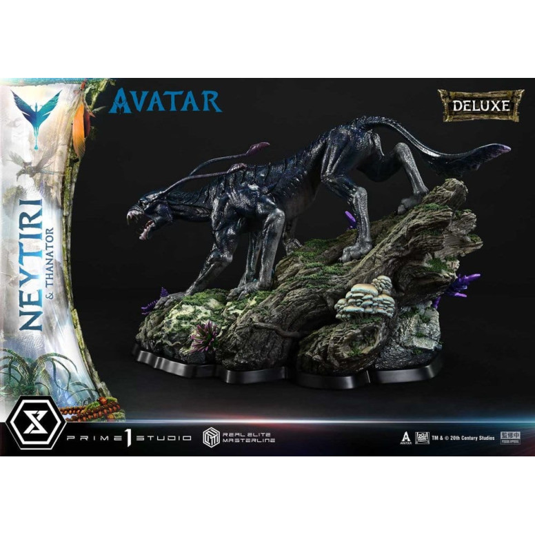 Prime 1 Studio - Avatar - Neytiri & Thanator Versione Deluxe Bonus Serie Real Elite Masterline 1/4