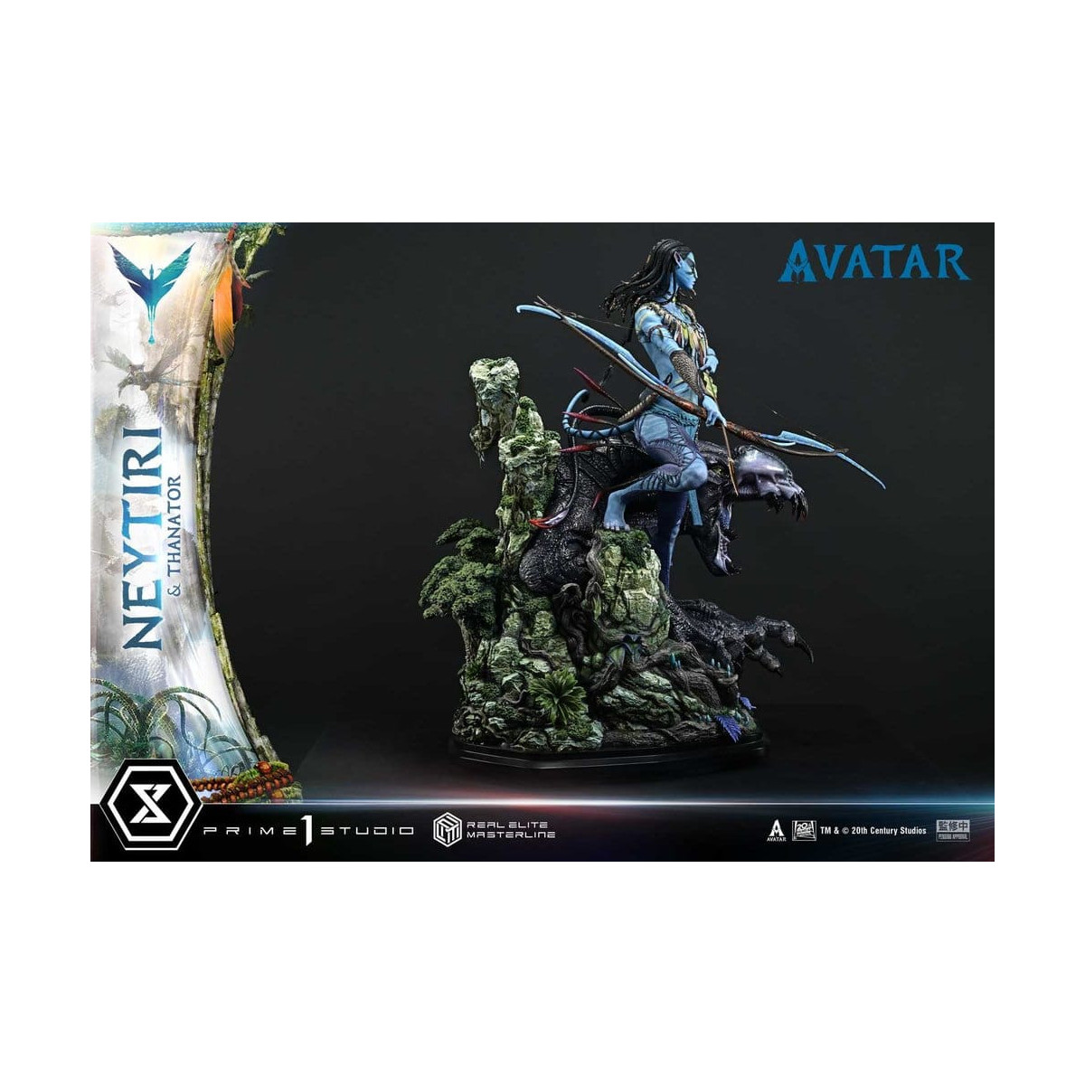 Prime 1 Studio - Avatar - Neytiri & Thanator Versione Deluxe Bonus Serie Real Elite Masterline 1/4