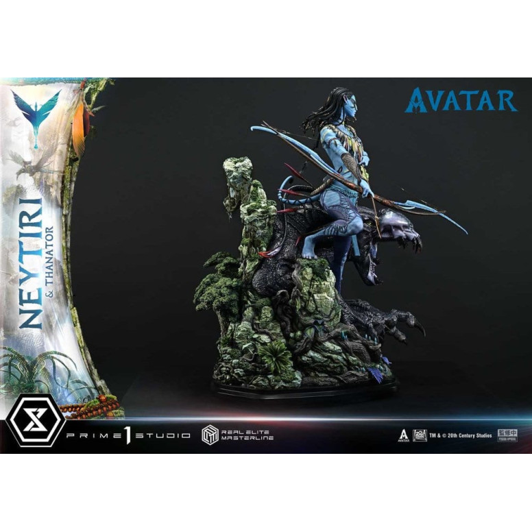 Prime 1 Studio - Avatar - Neytiri & Thanator Versione Deluxe Bonus Serie Real Elite Masterline 1/4