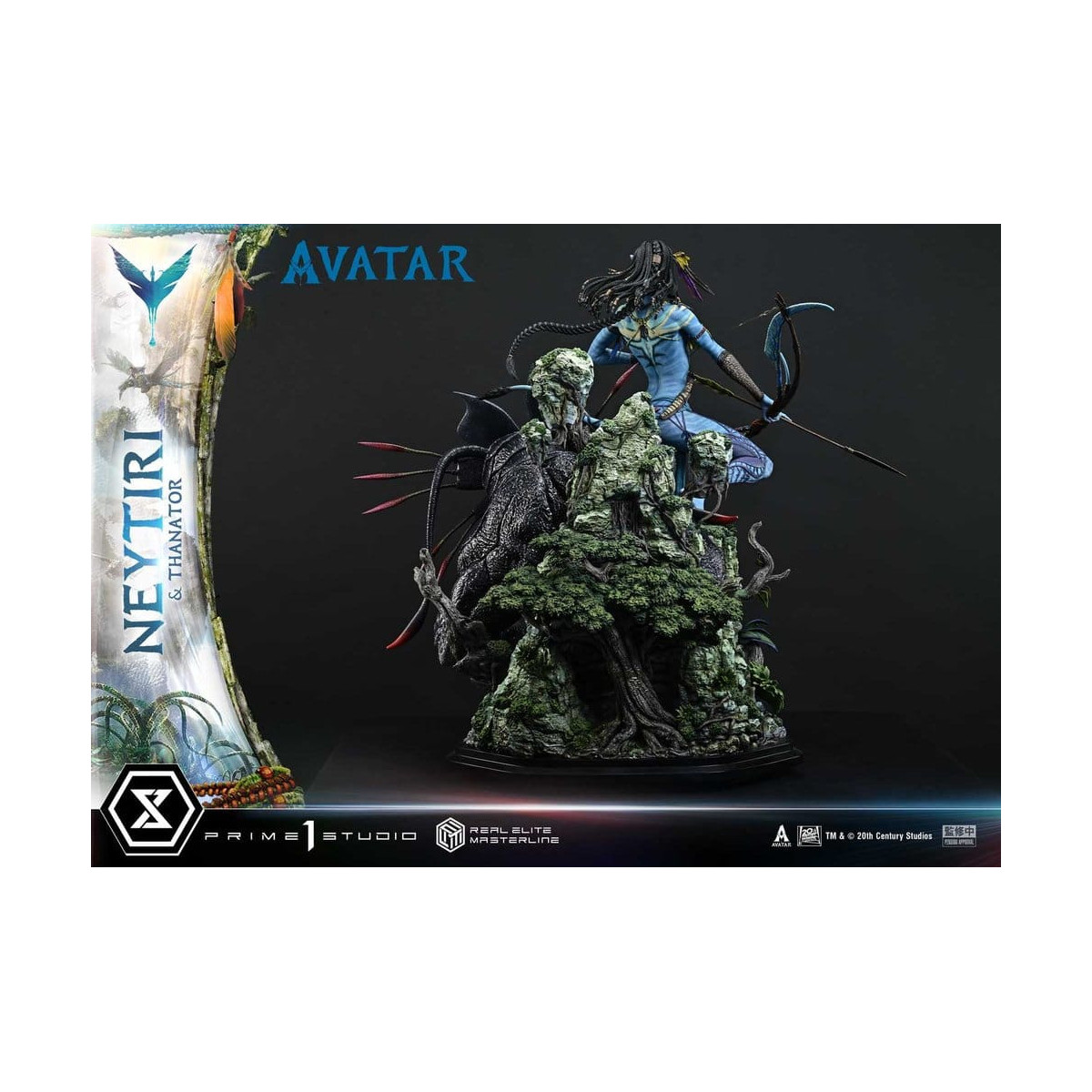 Prime 1 Studio - Avatar - Neytiri & Thanator Versione Deluxe Bonus Serie Real Elite Masterline 1/4