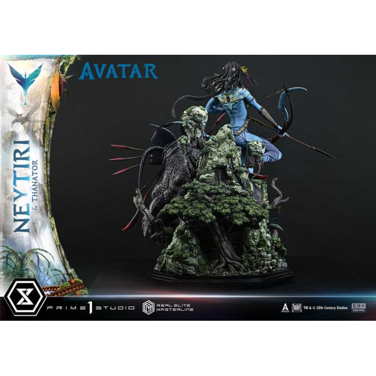 Prime 1 Studio - Avatar - Neytiri & Thanator Versione Deluxe Bonus Serie Real Elite Masterline 1/4