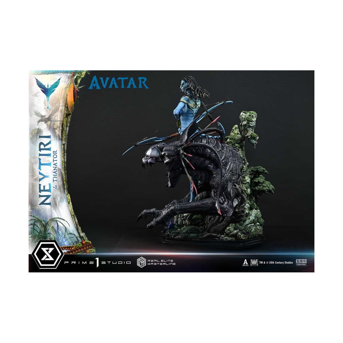 Prime 1 Studio - Avatar - Neytiri & Thanator Versione Deluxe Bonus Serie Real Elite Masterline 1/4