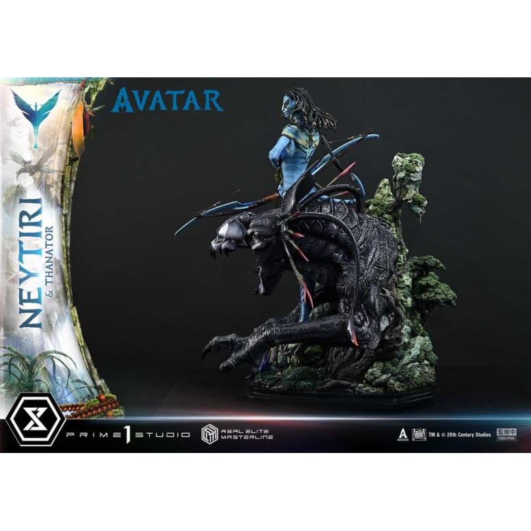Prime 1 Studio - Avatar - Neytiri & Thanator Versione Deluxe Bonus Serie Real Elite Masterline 1/4