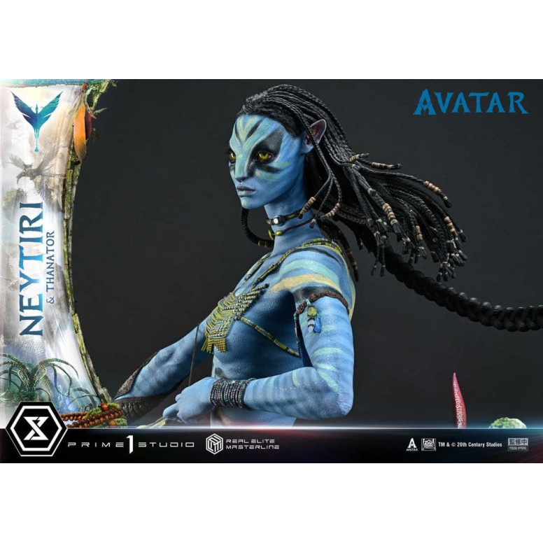 Prime 1 Studio - Avatar - Neytiri & Thanator Versione Deluxe Bonus Serie Real Elite Masterline 1/4