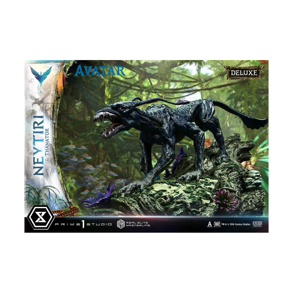 Prime 1 Studio - Avatar - Neytiri & Thanator Versione Deluxe Bonus Serie Real Elite Masterline 1/4
