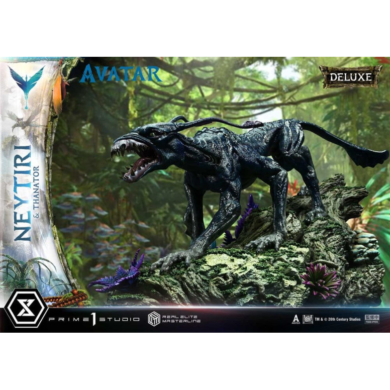 Prime 1 Studio - Avatar - Neytiri & Thanator Versione Deluxe Bonus Serie Real Elite Masterline 1/4