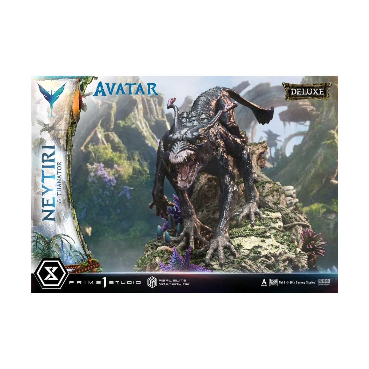 Prime 1 Studio - Avatar - Neytiri & Thanator Versione Deluxe Bonus Serie Real Elite Masterline 1/4
