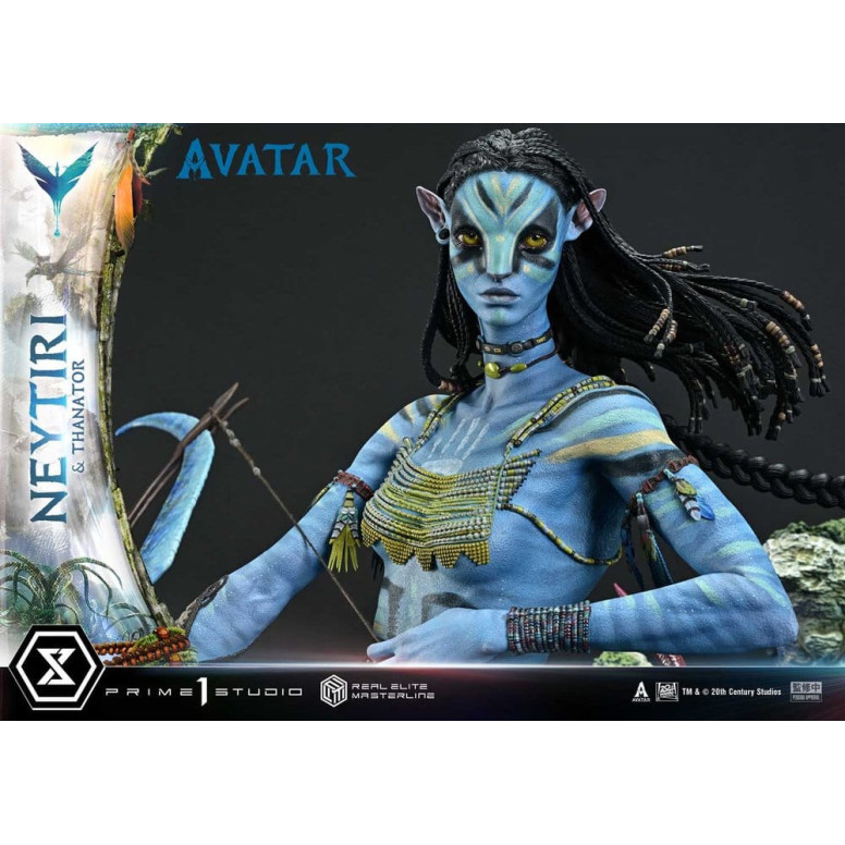 Prime 1 Studio - Avatar - Neytiri & Thanator Versione Deluxe Bonus Serie Real Elite Masterline 1/4