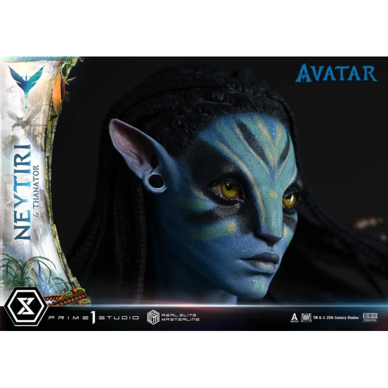 Prime 1 Studio - Avatar - Neytiri & Thanator Versione Deluxe Bonus Serie Real Elite Masterline 1/4