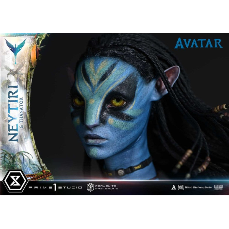 Prime 1 Studio - Avatar - Neytiri & Thanator Versione Deluxe Bonus Serie Real Elite Masterline 1/4