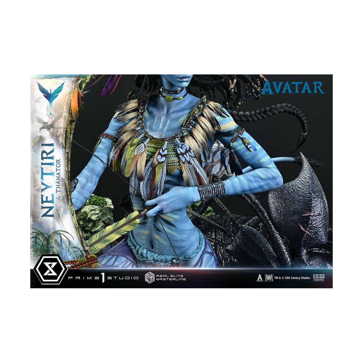 Prime 1 Studio - Avatar - Neytiri & Thanator Versione Deluxe Bonus Serie Real Elite Masterline 1/4