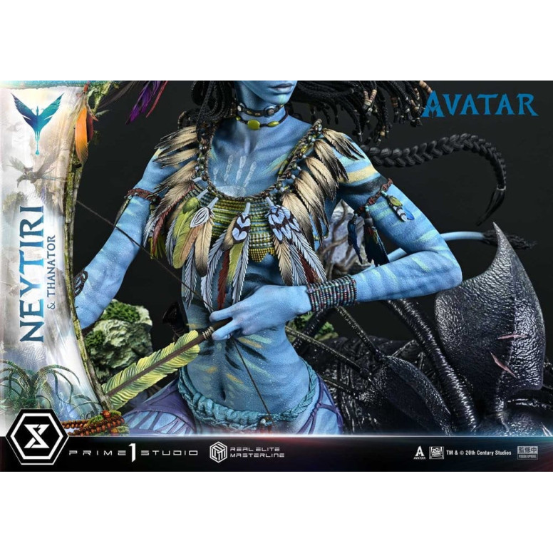 Prime 1 Studio - Avatar - Neytiri & Thanator Versione Deluxe Bonus Serie Real Elite Masterline 1/4