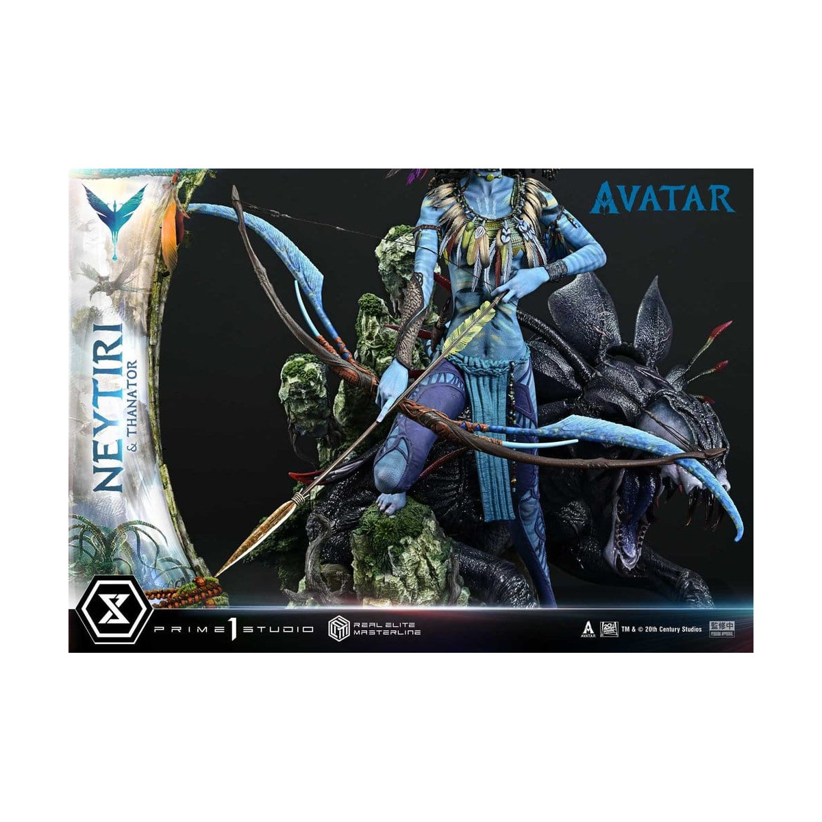 Prime 1 Studio - Avatar - Neytiri & Thanator Versione Deluxe Bonus Serie Real Elite Masterline 1/4