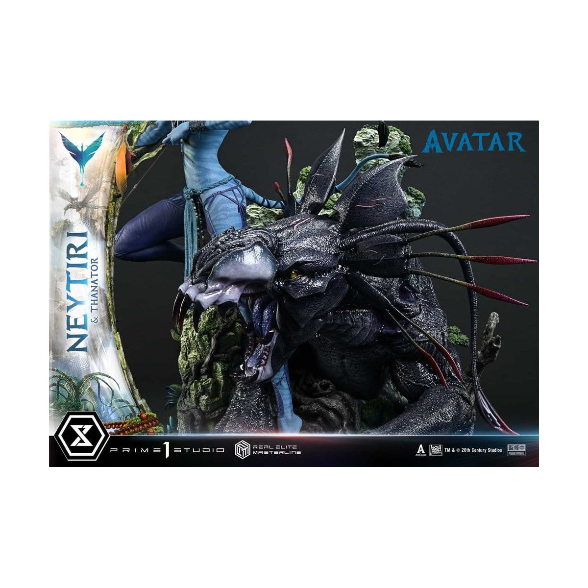 Prime 1 Studio - Avatar - Neytiri & Thanator Versione Deluxe Bonus Serie Real Elite Masterline 1/4