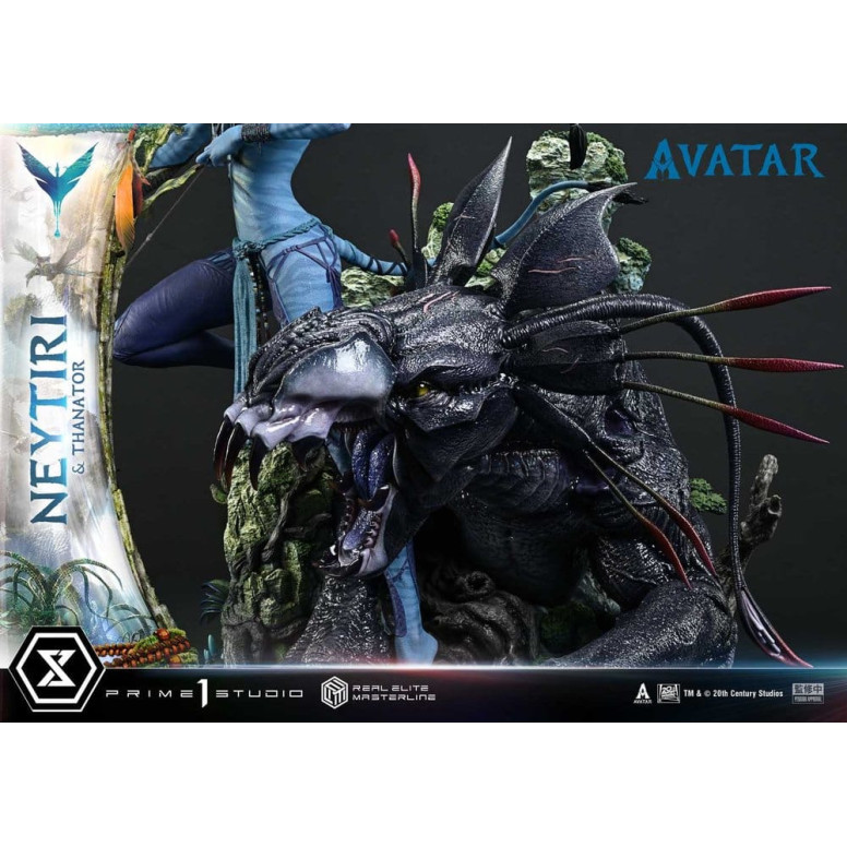 Prime 1 Studio - Avatar - Neytiri & Thanator Versione Deluxe Bonus Serie Real Elite Masterline 1/4