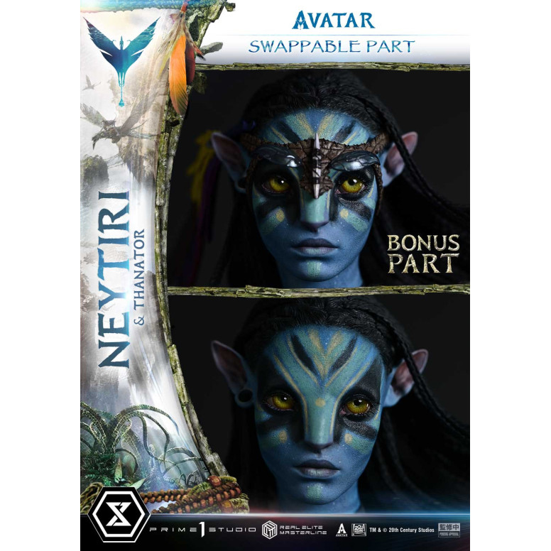 Prime 1 Studio - Avatar - Neytiri & Thanator Versione Deluxe Bonus Serie Real Elite Masterline 1/4