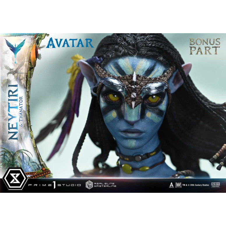 Prime 1 Studio - Avatar - Neytiri & Thanator Versione Deluxe Bonus Serie Real Elite Masterline 1/4