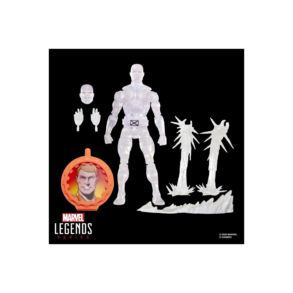 Hasbro Marvel Legends Serie - Uomo ghiaccio - Guerre segrete