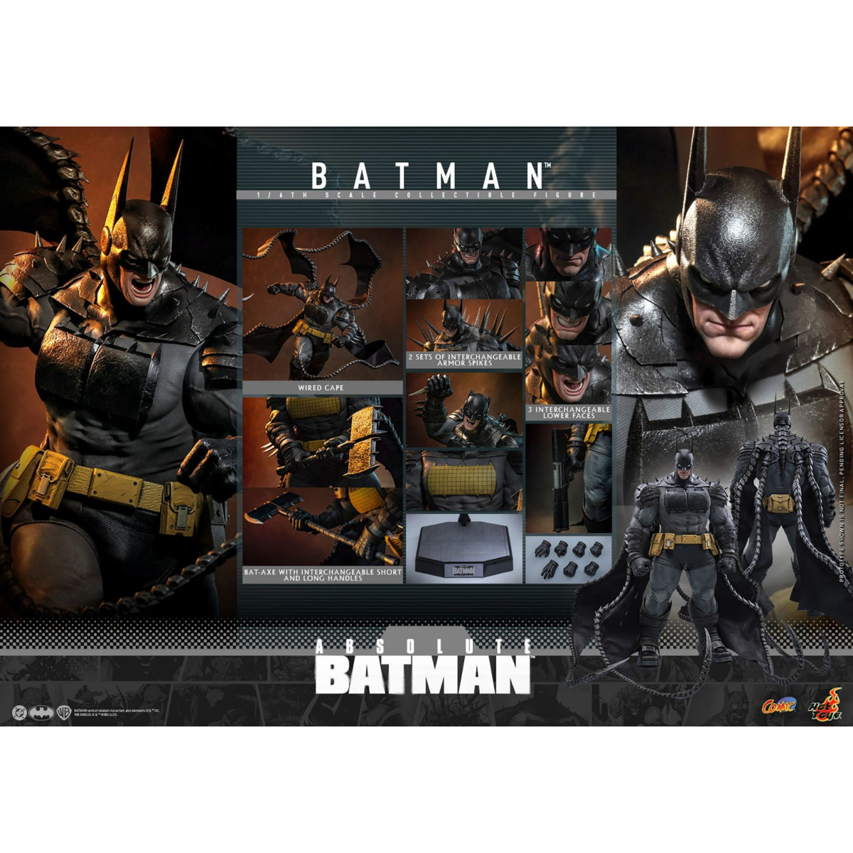 Hot Toys DC Comics - Batman Assoluto Comic Masterpiece 1/6